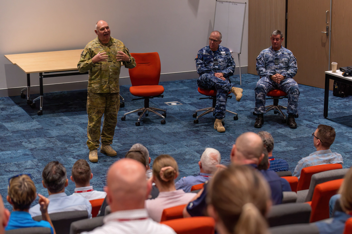 Gallery Thumbnail: 26. MAJGEN Laidlaw Speaking To Group